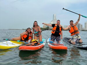 Tour y Clases de Surf de Remo Privado por la Bahia de Cartgena