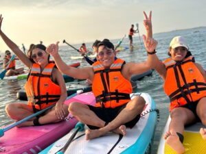 Tour y Clases de Surf de Remo Privado por la Bahia de Cartgena