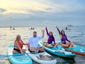 Tour y Clases de Surf de Remo Privado por la Bahia de Cartgena
