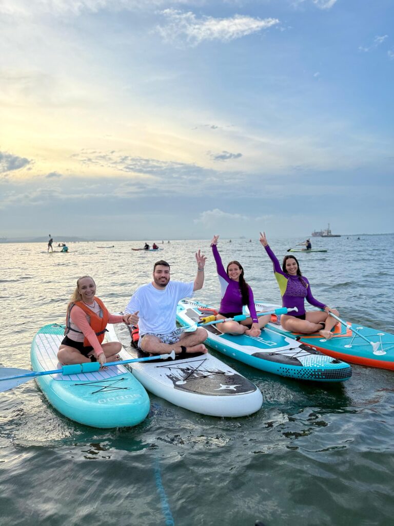 Tour y Clases de Surf de Remo Privado por la Bahia de Cartgena