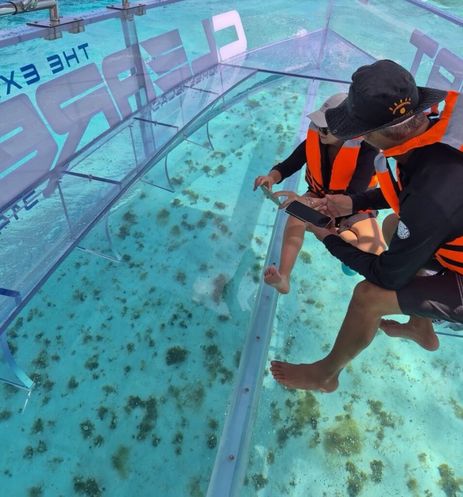 Experiencia en Bote Trasparante Por La Bahia de San Andres